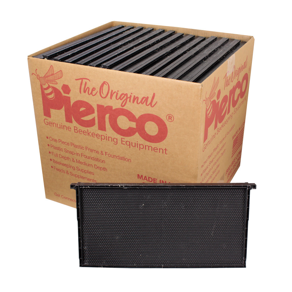 Pierco Deep Frame - Double Beeswax Coated - Case of 52 ($2.49 each)