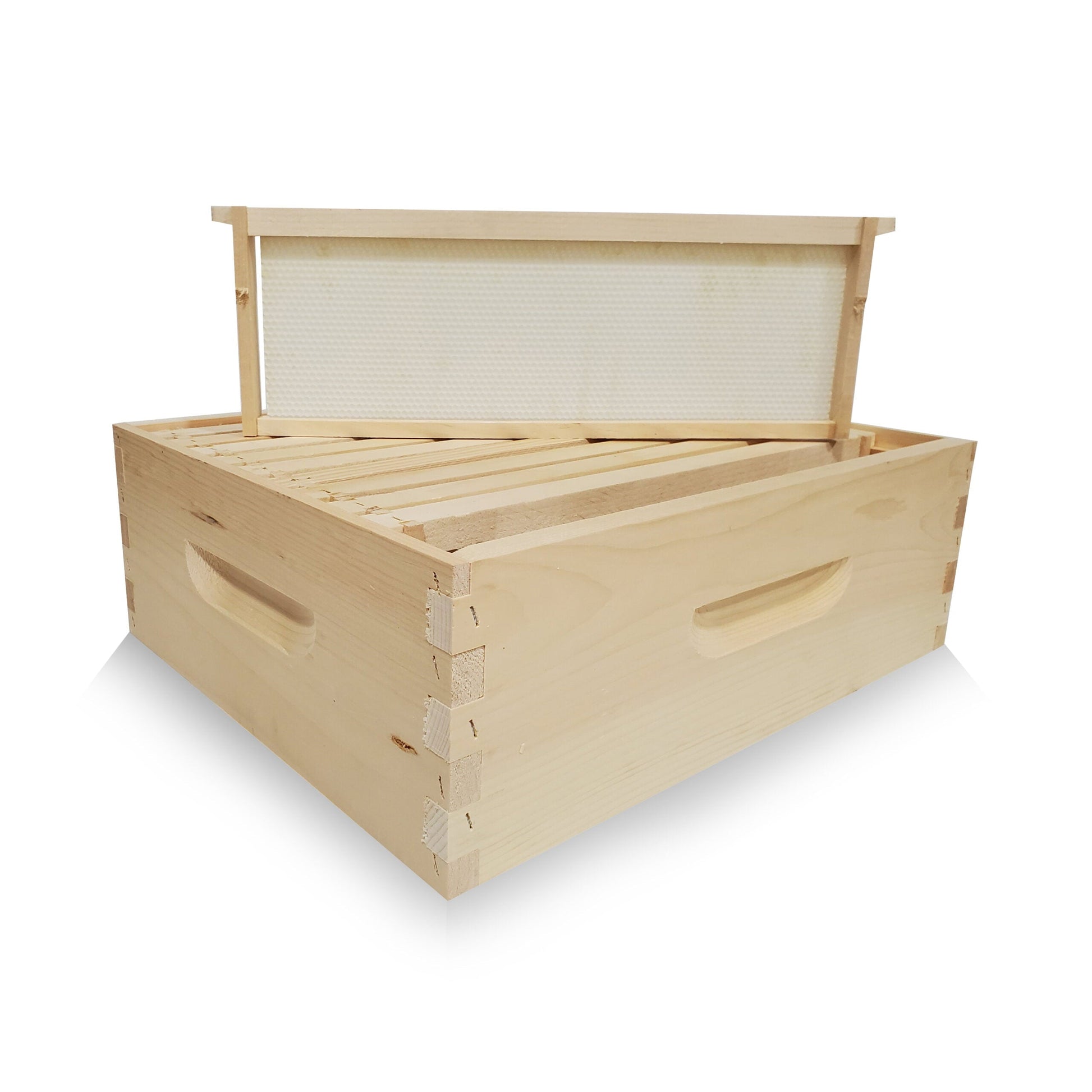 Assembled Medium Super with Frames - 10 Frame For beekeeping