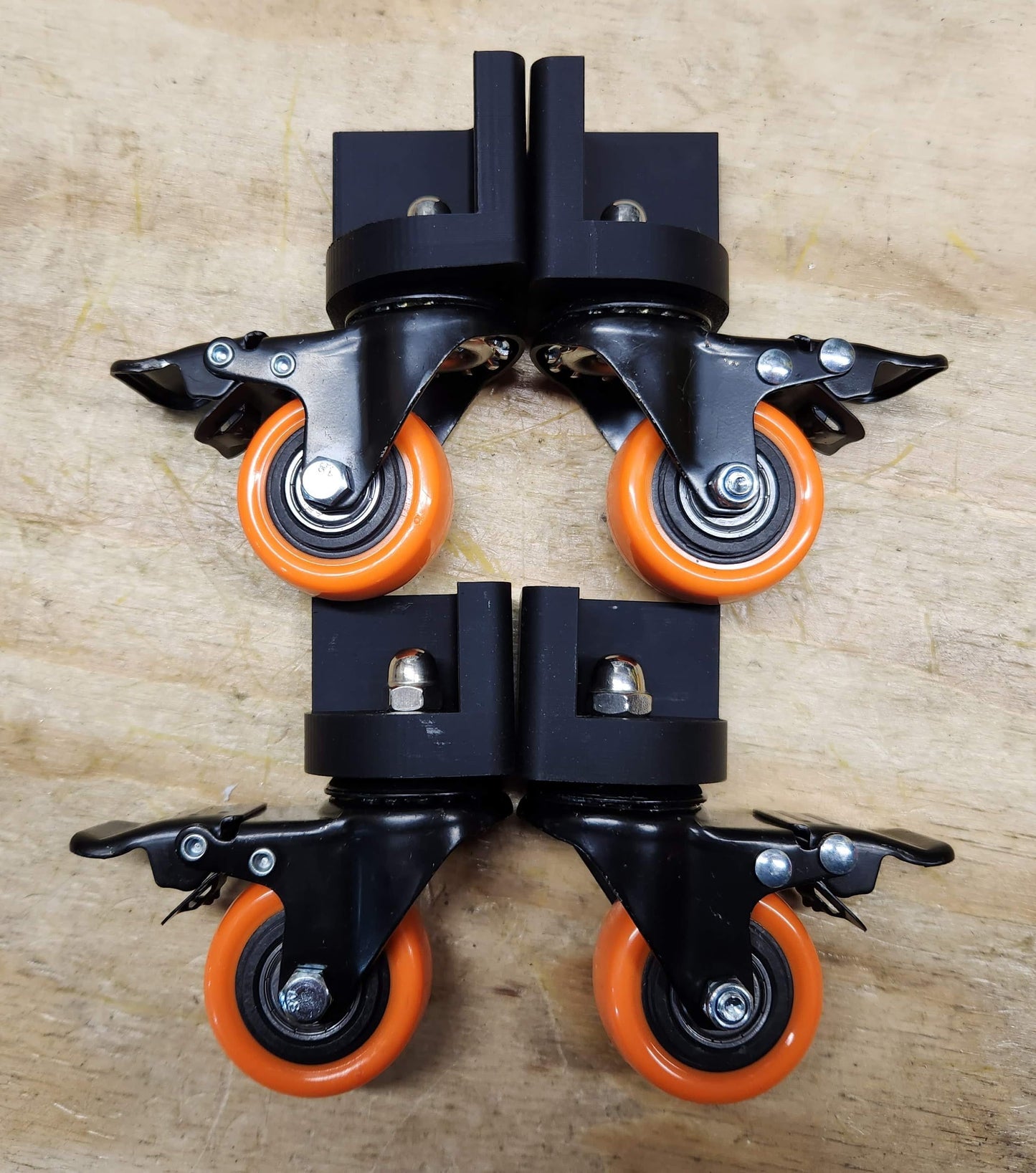 Uncapping Tank Caster Wheel Kit