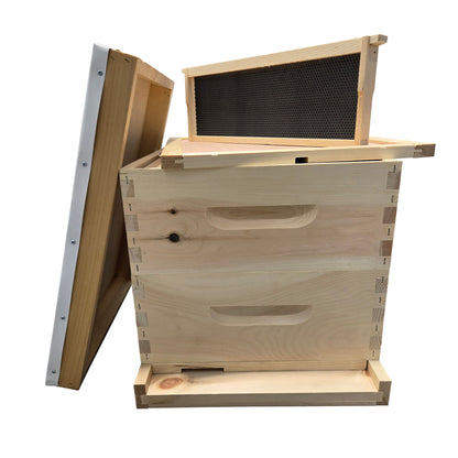 Complete Medium Hive WAX DIPPED - 10 Frame