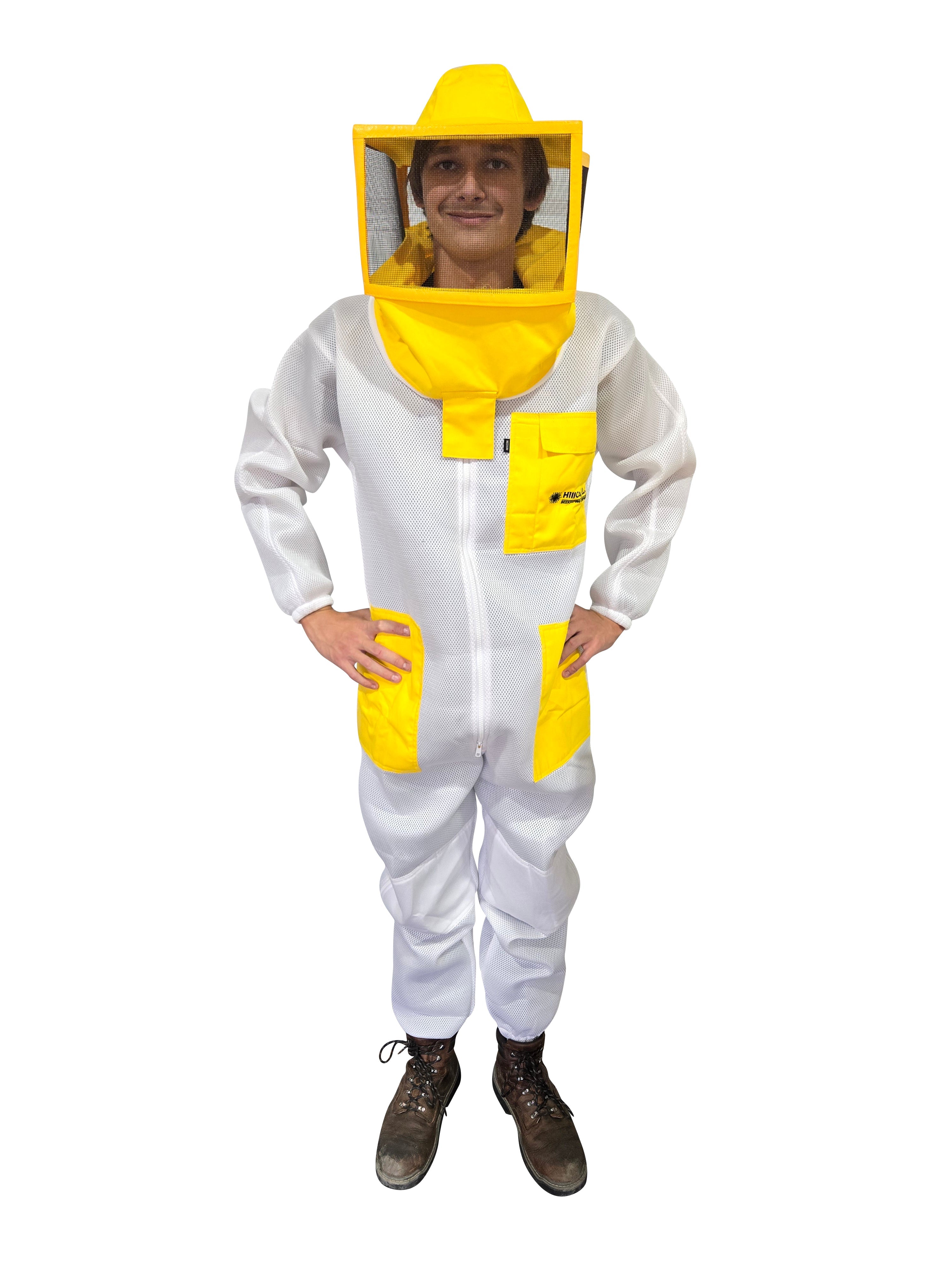 FeatherLite Maxx Ventilated Beekeeper Full Suit - Square Veil