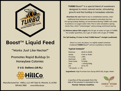 TURBO™ Liquid Bee Feed - 275 Gal. Tote